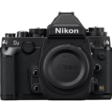 Nikon Df DSLR Camera Body Only Black 1525 B H Photo Video