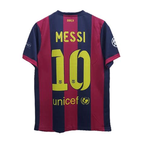 Messi Barcelona 2014 15 Home Jersey Retro Collection Cyberried Store