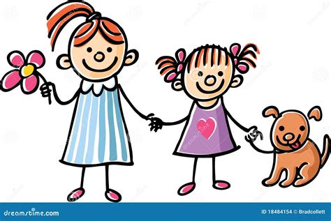 Sisters Cartoons Illustrations And Vector Stock Images 10541 Pictures