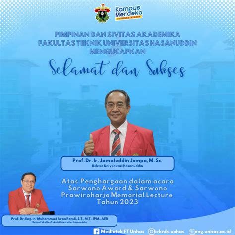 Pimpinan Dan Civitas Akademika Fakultas Teknik Universitas Hasanuddin