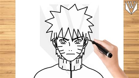 Wie man Naruto Schritt für Schritt zeichnet Malvorlagen kostenlos