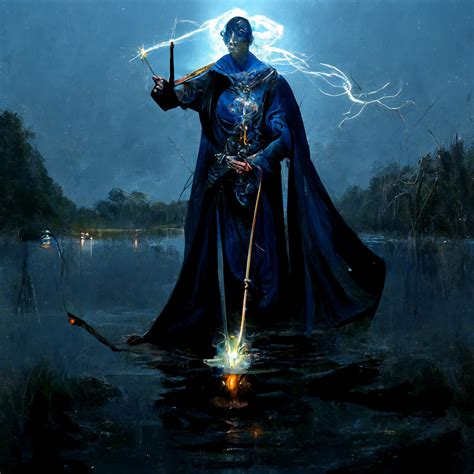 Artstation The Blue Wizard