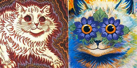 Black cats with blue eyes pictures. The psychedelic madness of Louis Wain's cats | Dangerous Minds