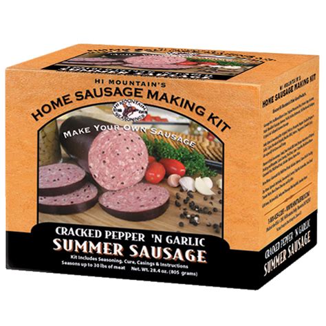 Hi Mountain Seasonings Cracked Pepper N Garlic Summer Sausage Kit