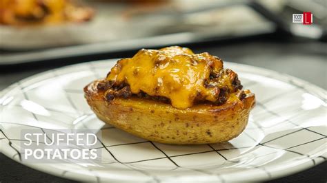 Stuffed Potatoes With Ground Beef Food Channel L Recipes Youtube