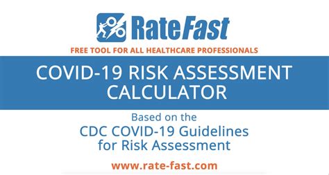 Such a small sample size it is difficult to generalize these findings to the larger graduate student population. FREE RateFast CDC COVID-19 Risk Assessment Tool - RateFast ...