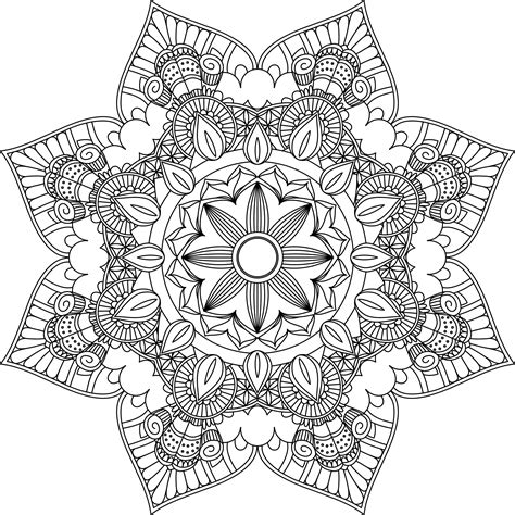 Adult Mandala Coloring Book Finished Coloring Pages