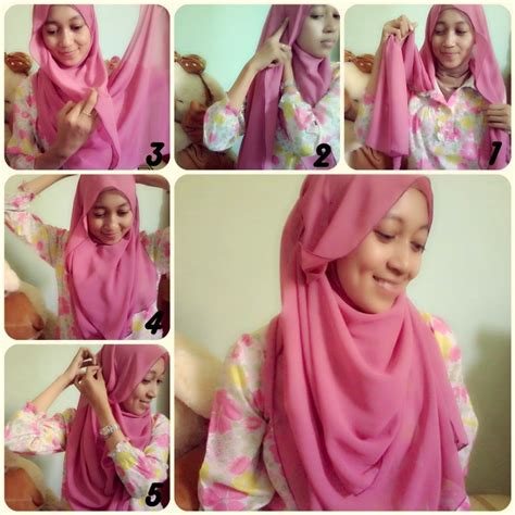 foto tutorial hijab pashmina tanpa ninja modernhijab77