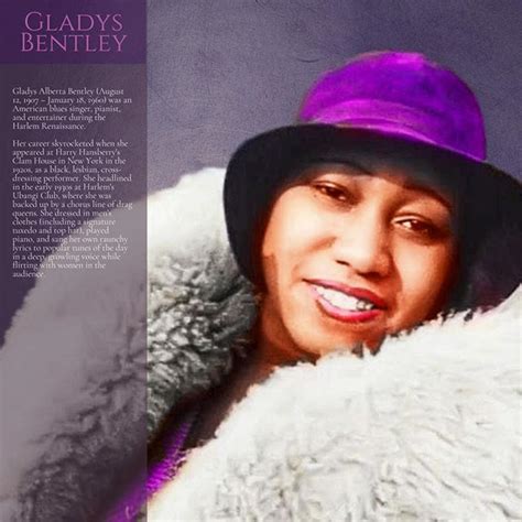 Gladys Bentley Black Lesbians American Singers Bentley