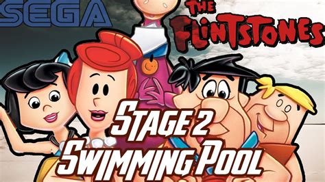 The Flintstones Swimming Pool Stage Youtube