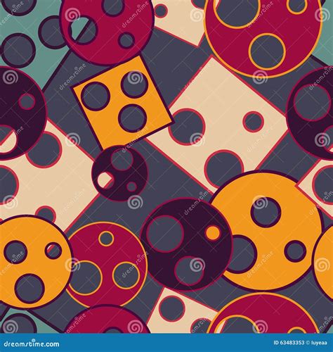 Decorative Geometric Pattern Vector Stock Vector Illustration Of