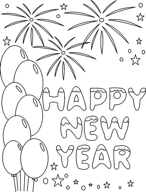 Chinese new year coloring pages for kids. Free Printable New Years Coloring Pages For Kids