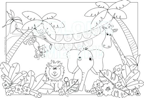 Safari Coloring Pages For Kids Coloring Pages