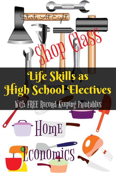 Life Skills As High School Electives Home Economics And Shop Class