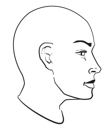 Head Tilted Back Drawing At Explore Collection Of