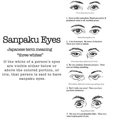 Sanpaku Eyes Artofit