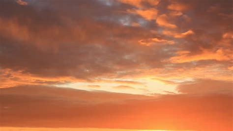 Warm Colors Evening Sky Clouds Stock Footage Video 3832529 Shutterstock