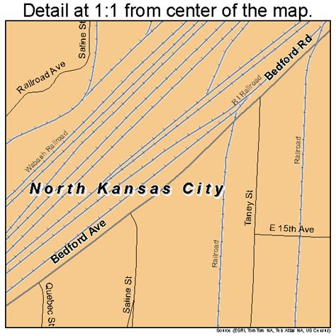 North Kansas City Missouri Street Map 2953102