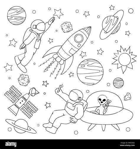 Astronauta Animado Para Colorear Ideas De Astronauta Espacio En Sexiz Pix