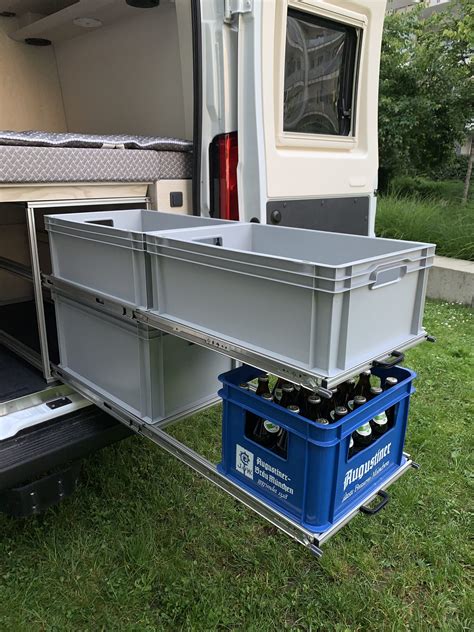 Der maxus edeliver 3 ist ein elektrischer kastenwagen, der mit seinen kompakten abmessungen vor allem für. Schwerlastauszug Garage Kastenwagen - mehrvans