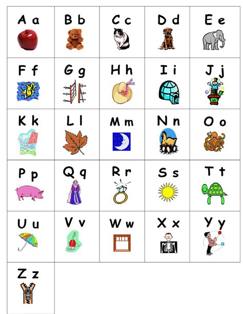 Abc Printable Chart