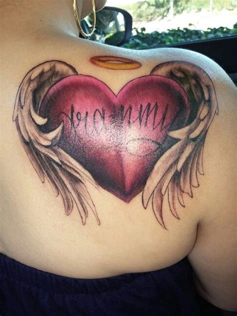 Image Result For Wing Heart Tattoo Mother Tattoos Mom Tattoos Trendy