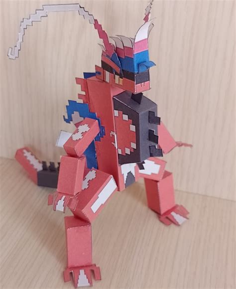 Pixel Papercraft Koraidon Pokemon Scarlet