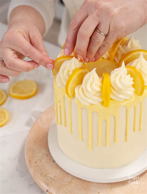 Lemon Velvet Layer Cake Recipe Video Tutorial Sugar Geek Show