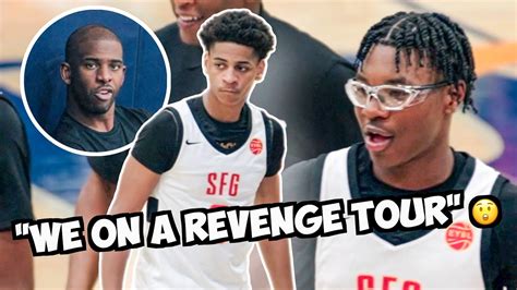 Chris Paul in Awe as Bryce James & Kiyan Anthony DOMINATE the Court