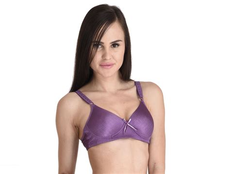Buy Miss Tiffany Cotton Push Up Bra Purple Online At Best Prices In