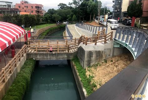 石門大圳休憩路廊串連工程有亮點 曲線景觀橋跨越台3線 生活 自由時報電子報