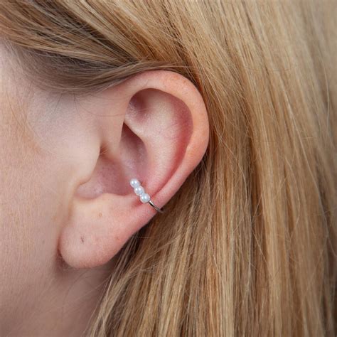 Pearl Single Ear Cuff By Attic