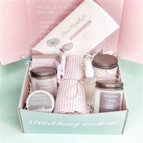 Month To Month Subscription Box Monthly Candle Spa Box Candle