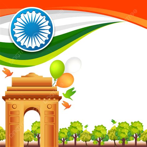 India Republic Day Vector Hd Images India Gate 26th January Republic