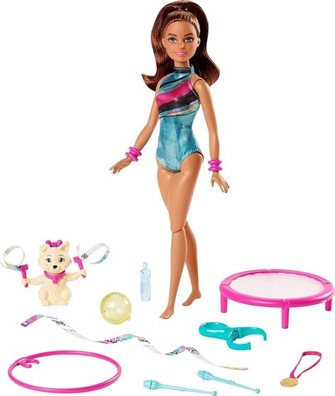 Amazon Com Barbie Dreamhouse Adventures Teresa Spin N Twirl Gymnast