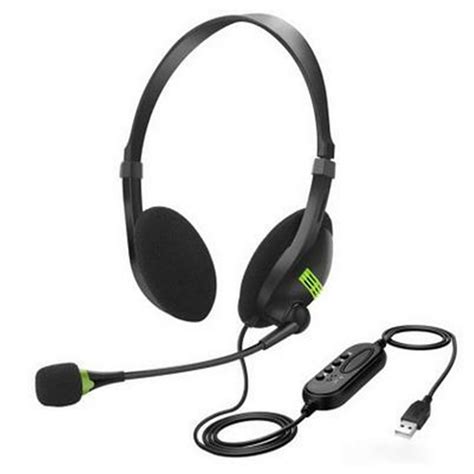 Brand Usb Computer Headset With Noise Cancelling Microphone Headphone