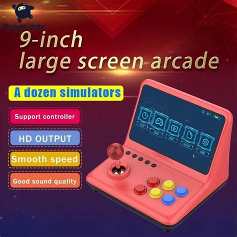 Powkiddy A12 9 Inch Screen Mini Arcade 32gb Quad Core Arm A7 R