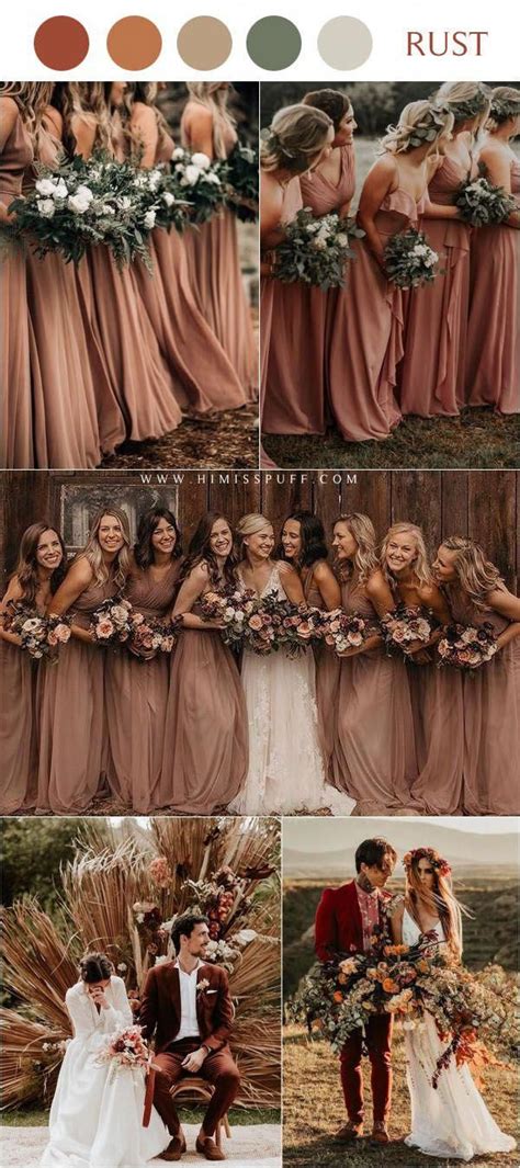 Rust Terracotta Bridesmaid Dresses Dresses Images