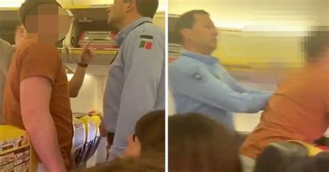 Drunk Ryanair Passenger Booted Off Plane For Abusing Hen Do And Staff In Shock Footage