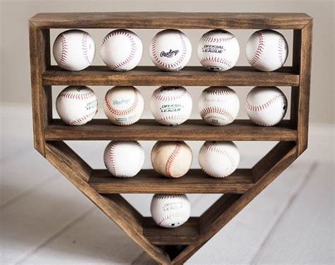 This is a very simple project, and. Baseball Display Shelf, Baseball Shelf, Home Plate ...