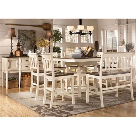 Whitesburg Counter Height Dining Room Set Signature Design By Ashley