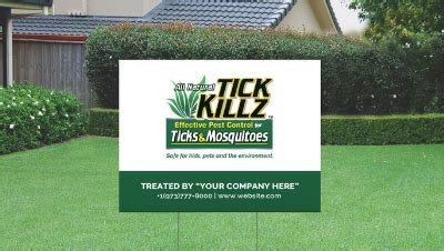 By spraying your yard for ticks, though it might not remove every single tick, it decreases their numbers significantly. Lawn Care and Pest Control Marketing Tools for Tick Killz