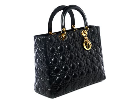 Selbstverständlich ist jede dior tasche direkt. Christian Dior Tasche „Lady Dior" Black - Hampel Fine Art ...