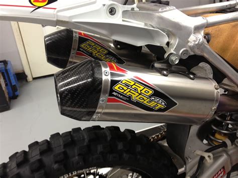 Gibson black elite dual sport exhaust system with black tips; 13 kx450 vs 13honda 450 - Moto-Related - Motocross Forums ...