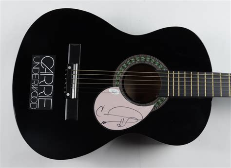Carrie Underwood Signed 38 Acoustic Guitar Jsa Coa See Description