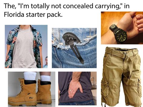 The Im Totally Not Concealed Carrying In Florida Starter Pack R