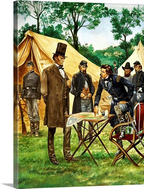 Abraham Lincoln 1809 65 Plans His Campaign During The American Civil