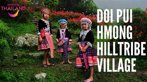 Visting Doi Pui Hmong Hill Tribe Village Youtube