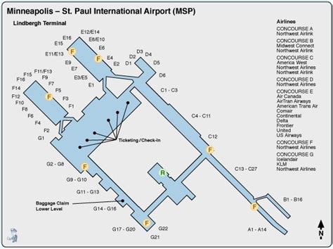 34 Msp Airport Food Map Maps Database Source