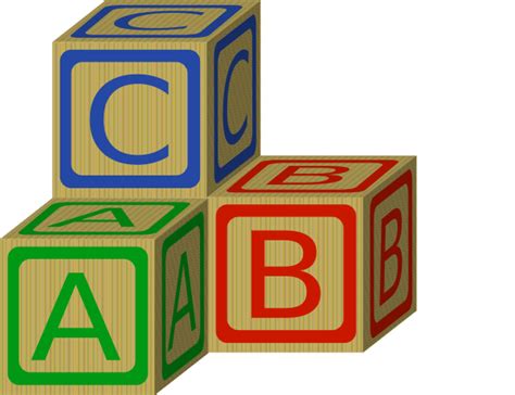 Alphabet Blocks Clip Art At Vector Clip Art Online Royalty